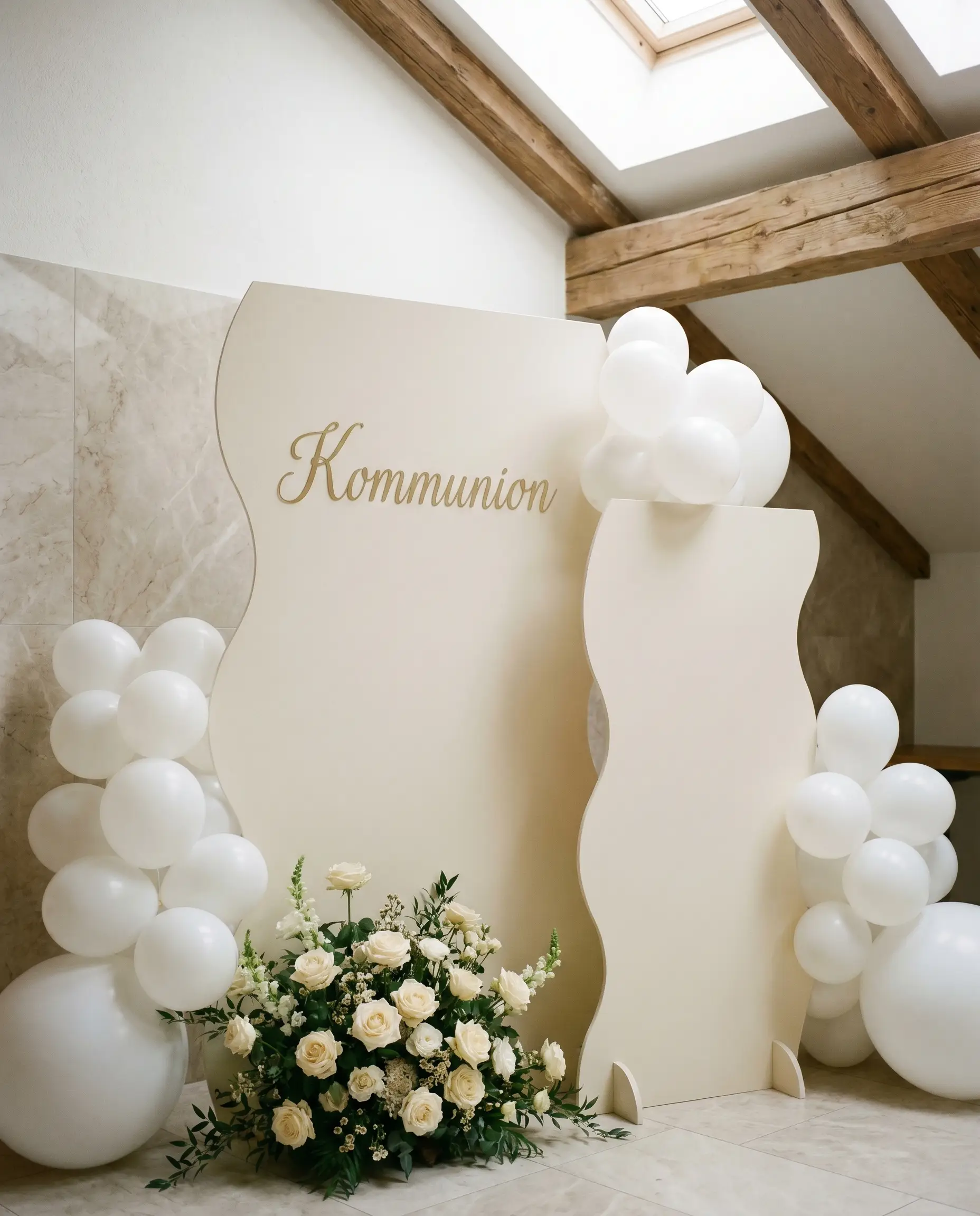 Communion Oval Wavy Fotowand